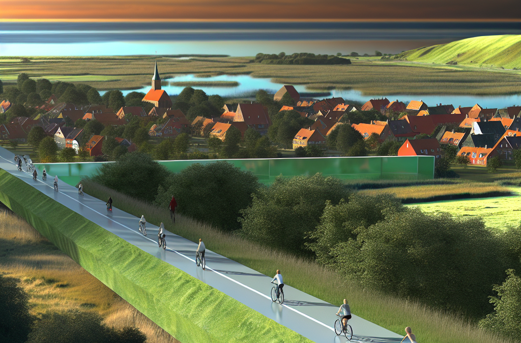 Cykelruter der binder landsbyerne omkring Holbæk sammen