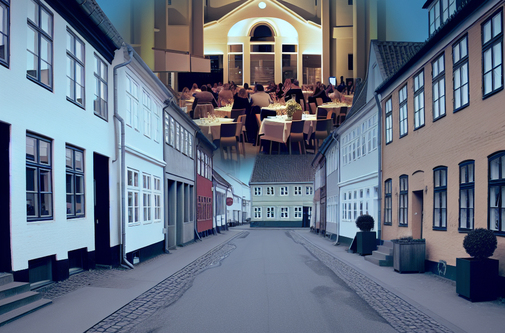 Planlæg en aften i biografen med middag i gågaden i lyngby