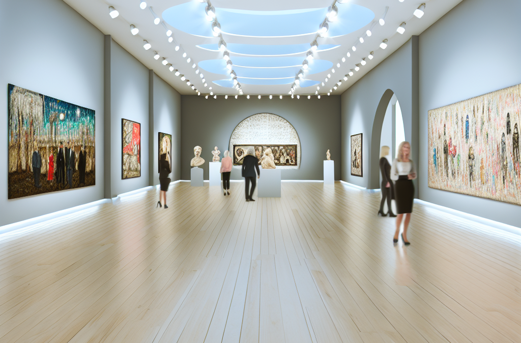 Skiftende udstillinger med anerkendte kunstnere på Sophienholm