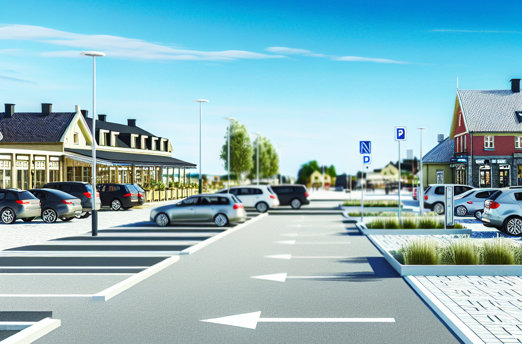 Praktisk og nem parkering meget nær shoppingcenteret i Hillerød
