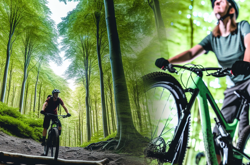 Mountainbikespor for letøvede i fruens plantage i næstved