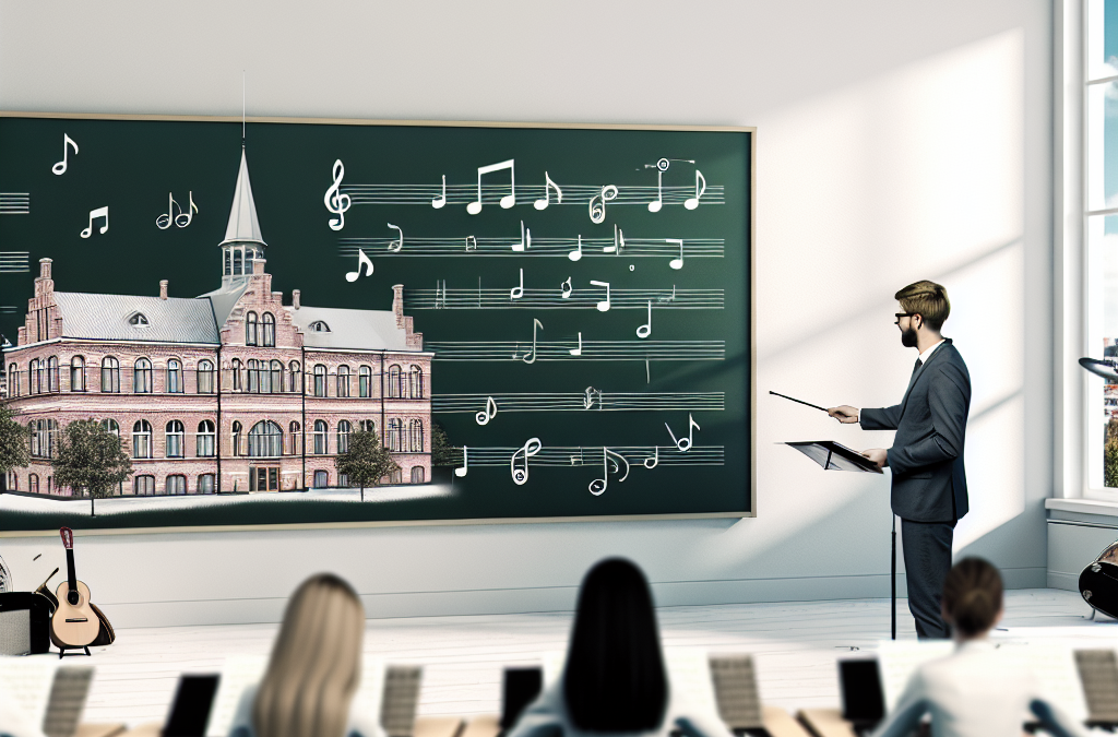 Gå til undervisning på den lokale musikskole i helsingør