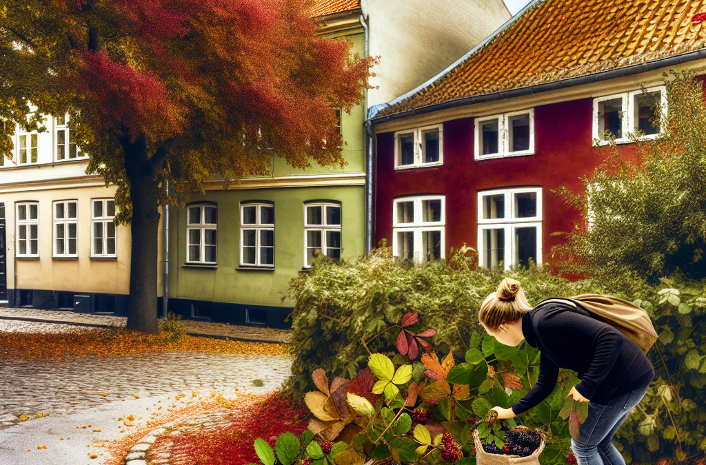 Sanketur efter urter og brombær i september i glostrup