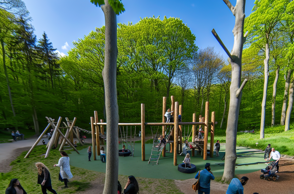 Lodsparken tilbyder god plads på naturlegepladsen i hvidovre