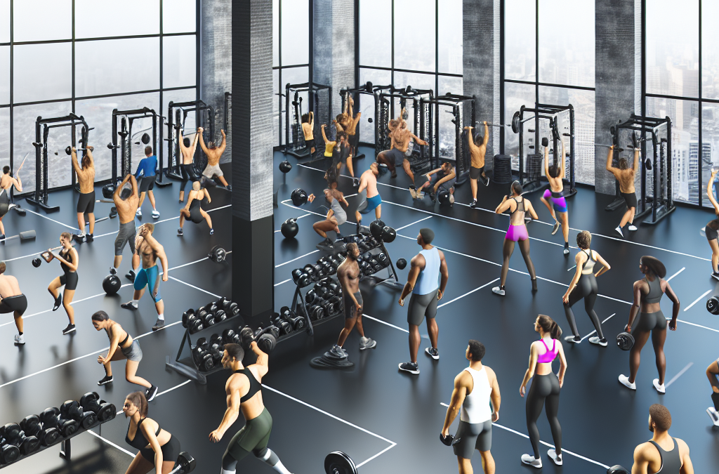 Hård styrketræning og fælles hold i byens mange fitnesscentre