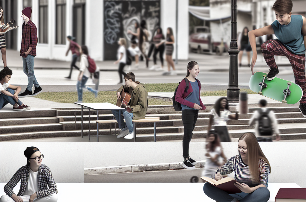 Aktiviteter for teenagere efter skole i bymidten i næstved