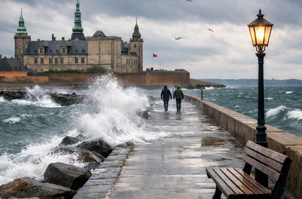 Mærk historien og blæsten på molen ved kronborg i helsingør