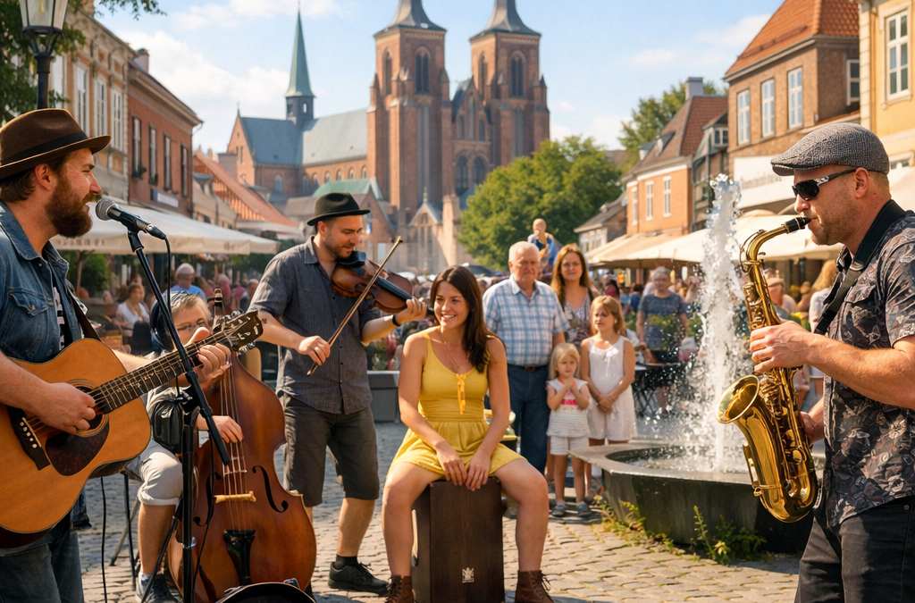 Gademusikanter og musik i byrummet i roskilde – guide