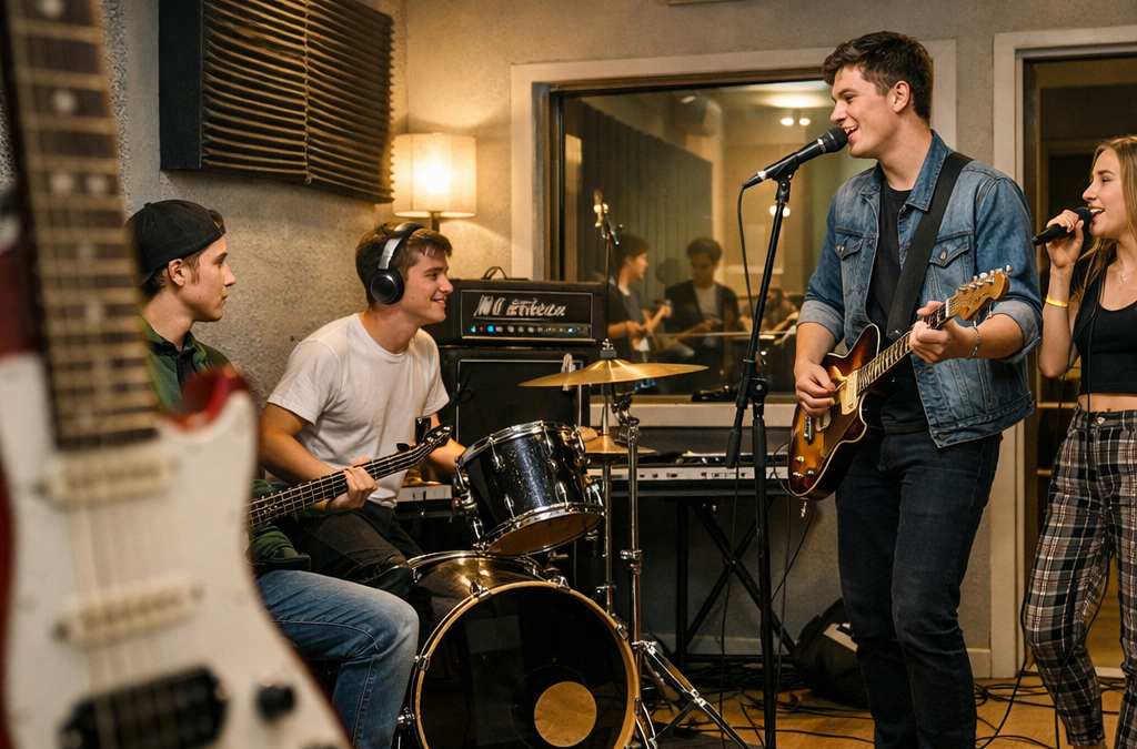 Lydstudier og billige øvelokaler for unge bands i Hillerød